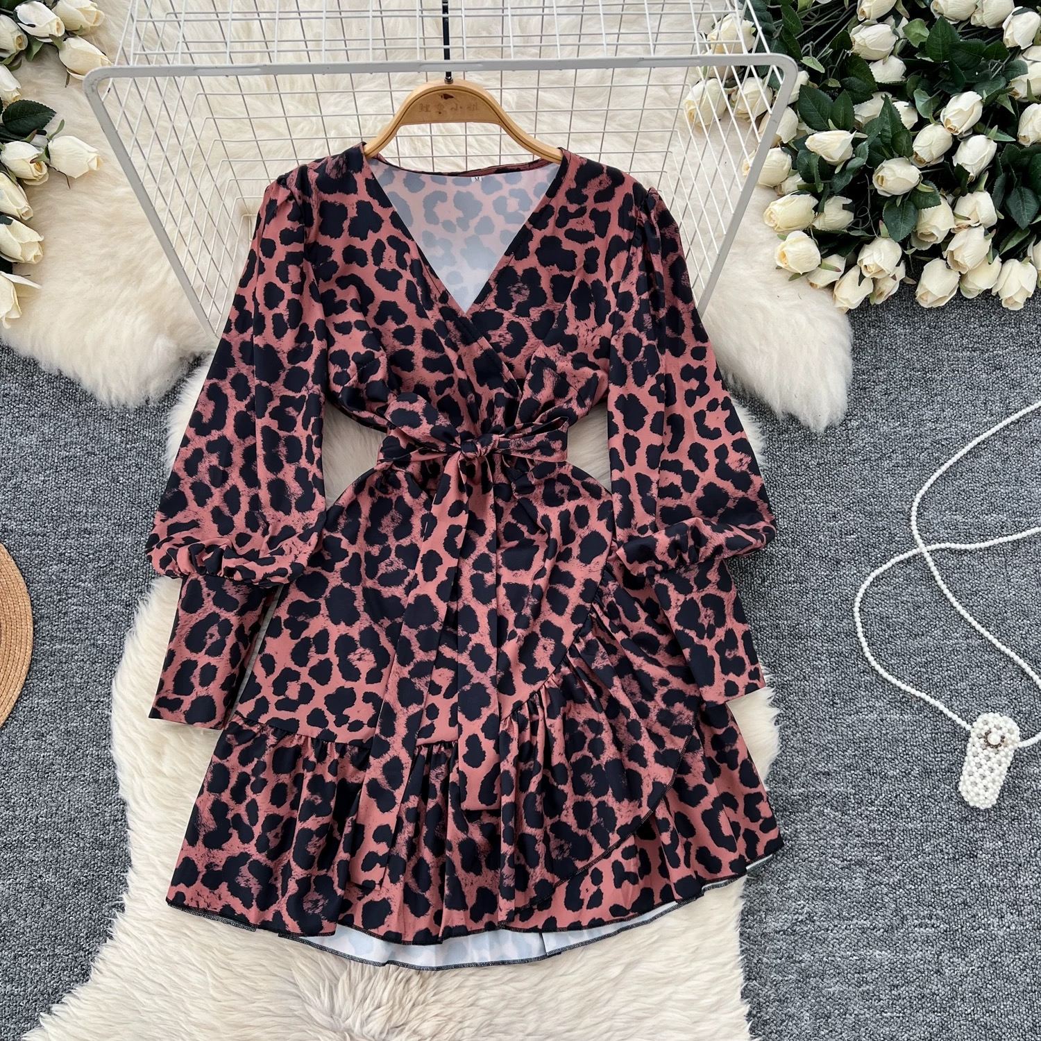 Leaving you on read print dress CD864 images